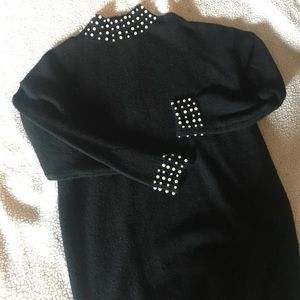Pearled Forever 21 sweater